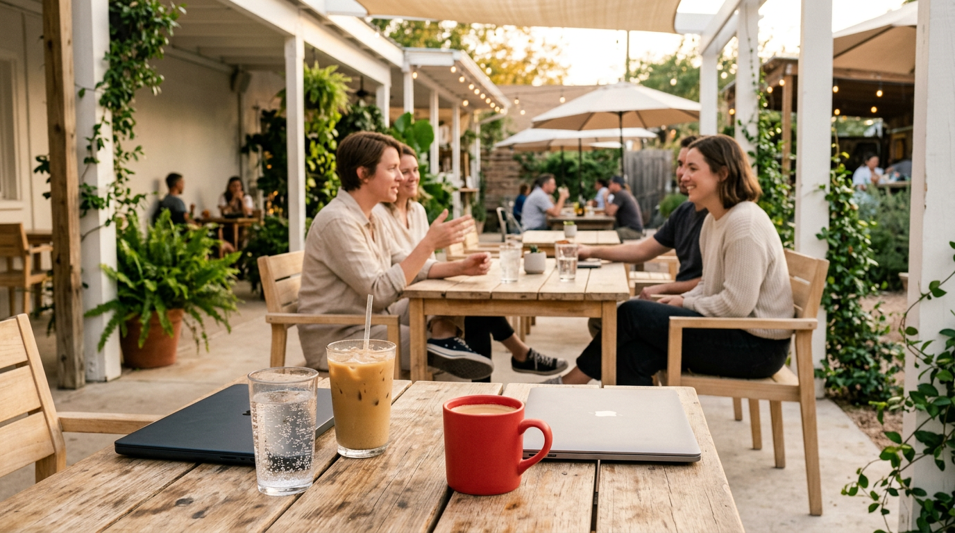 Austin networking without the pitch-deck happy hour