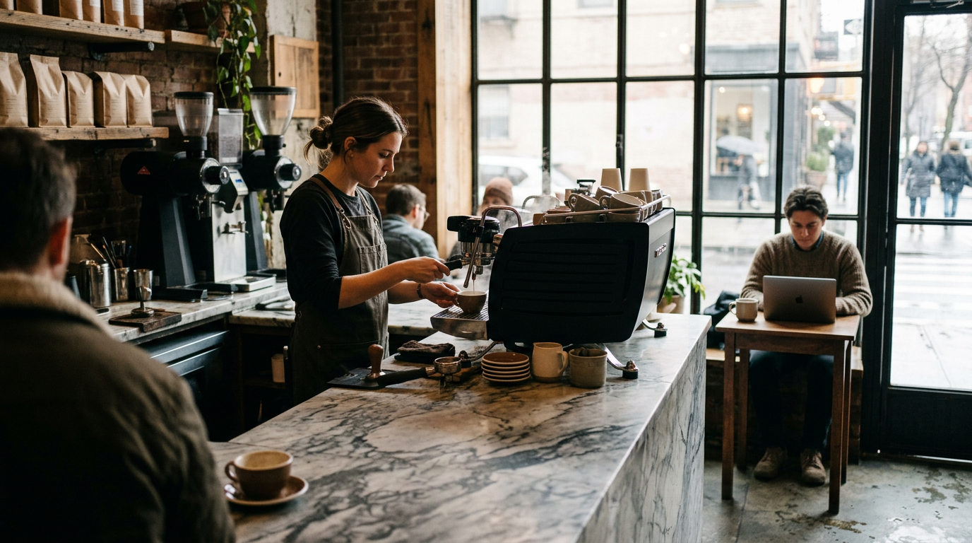 The Brooklyn coffee counter rule newcomers miss