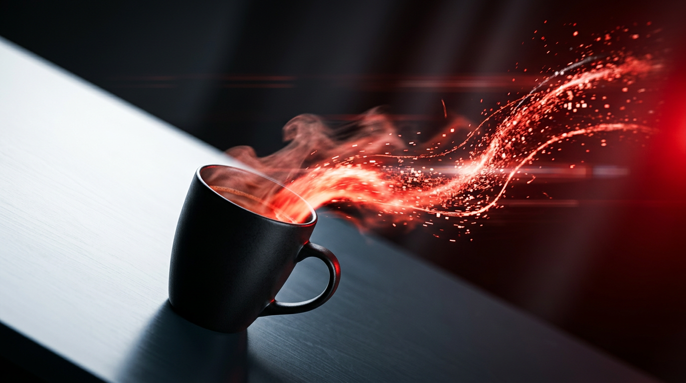 Your coffee gets cold because order is expensive