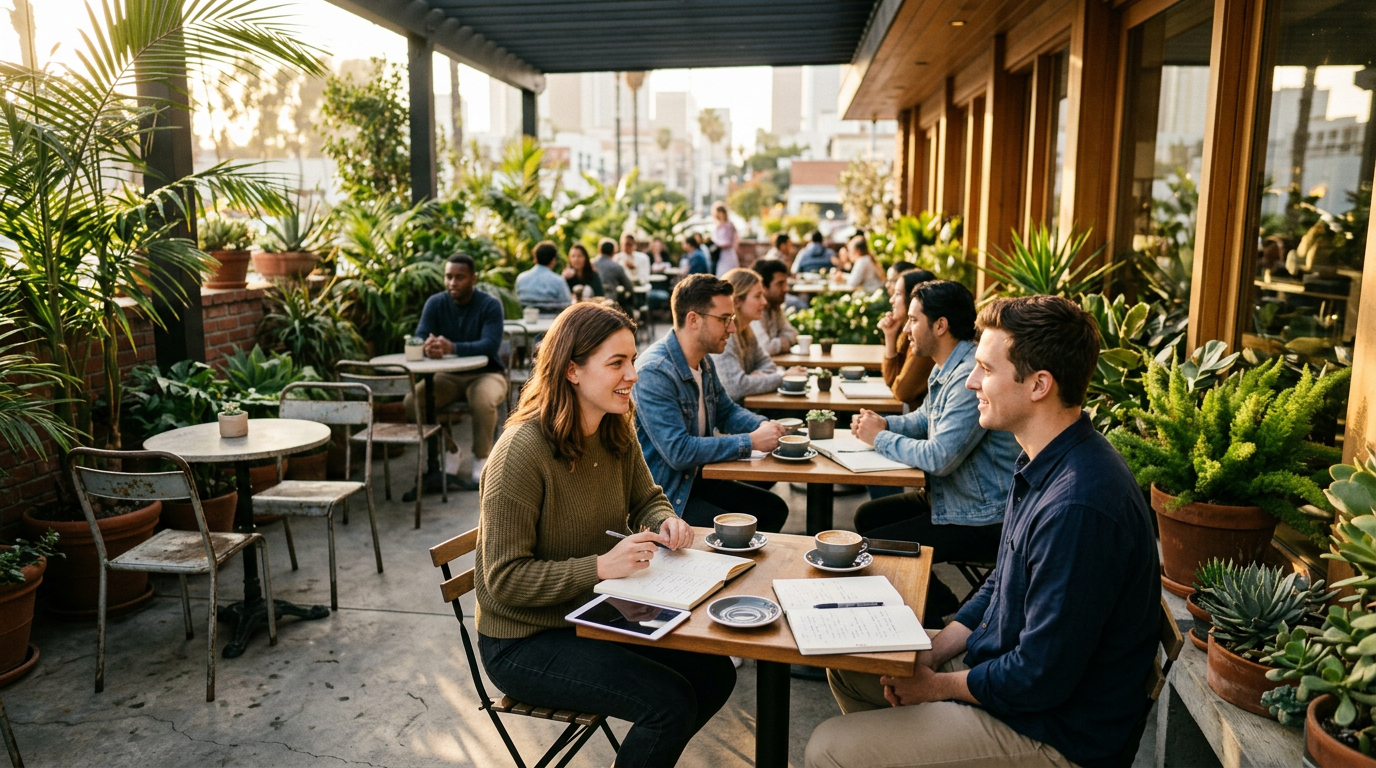 The LA breakfast rooms founders use before traffic turns