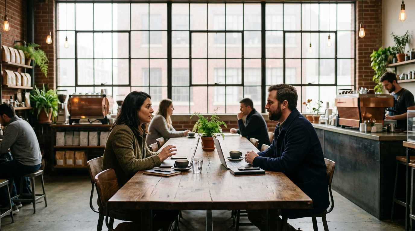 Where SF coffee still turns into founder meetings